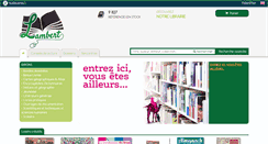 Desktop Screenshot of librairie-lambert.com